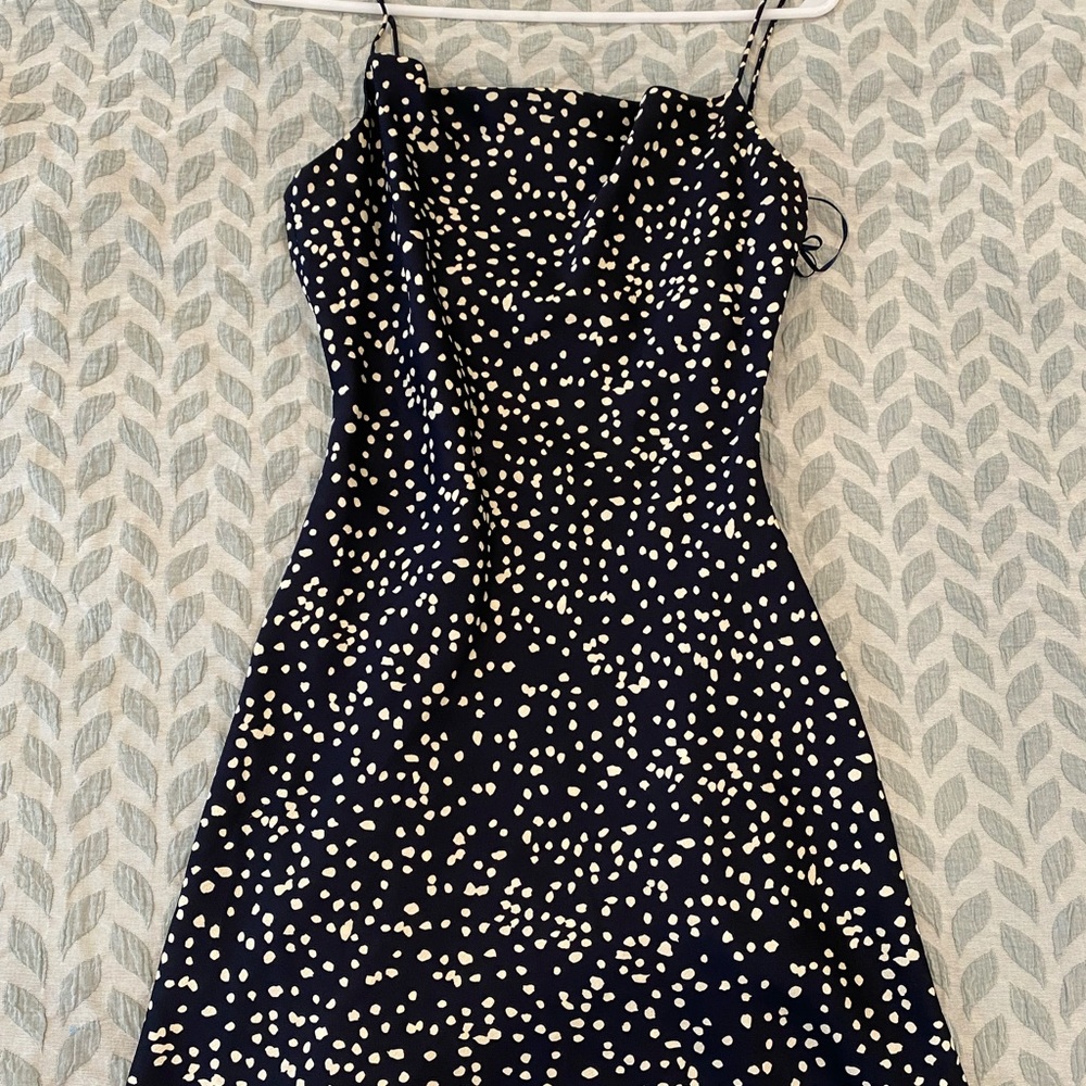 Black mini dress